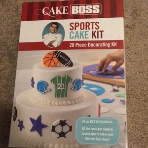 TLC Cake Boss Sports Cake Decorating Kit